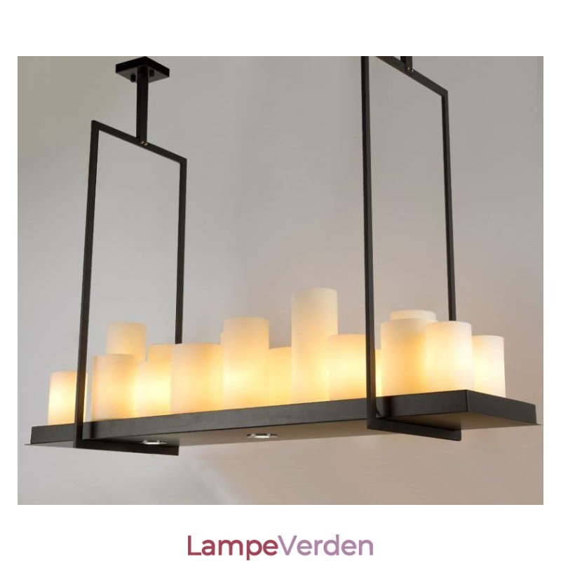 Rustik Lodge Vintage Lysestage Pendel Light