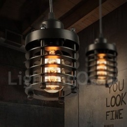 Retro Vintage Metal 1 Light Pendel Light