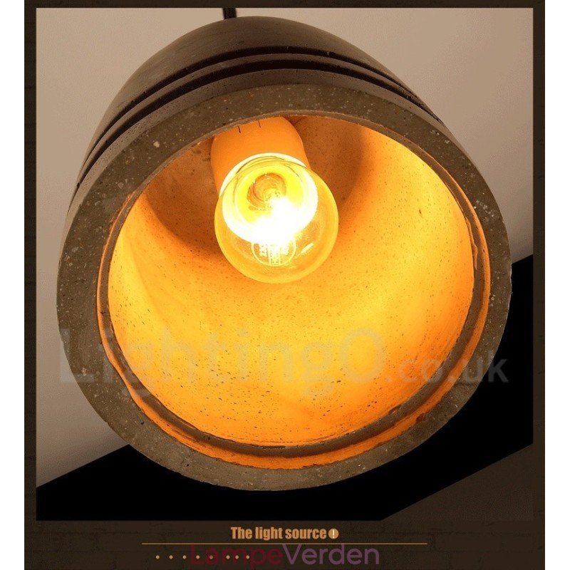 Retro vintage beton pendel