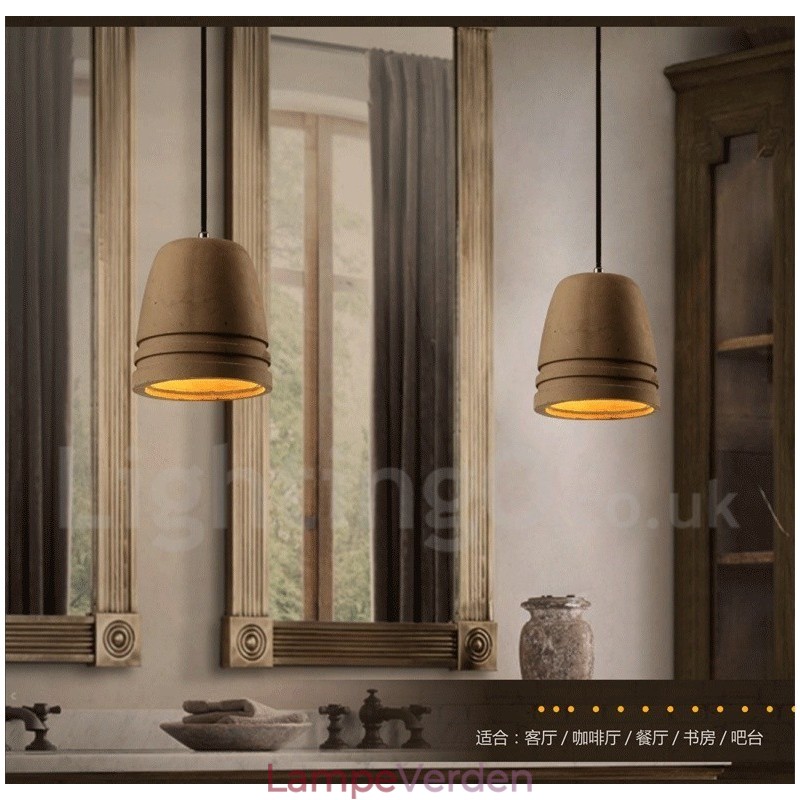 Retro vintage beton pendel