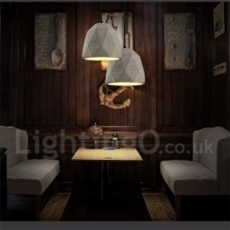 Vintage Concrte 1 lys pendel