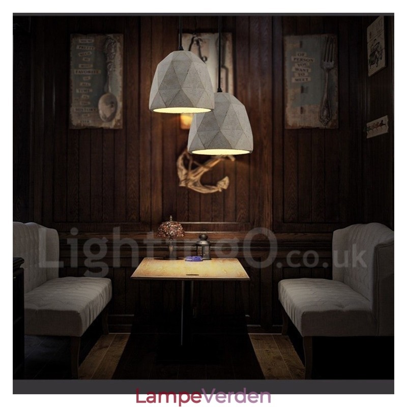 Vintage Concrte 1 lys pendel