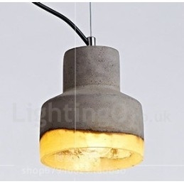 Modern Contemporary Concrte 1 Light Pendel