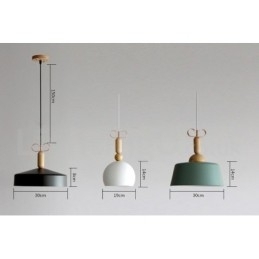 Moderne moderne flerfarvet pendel