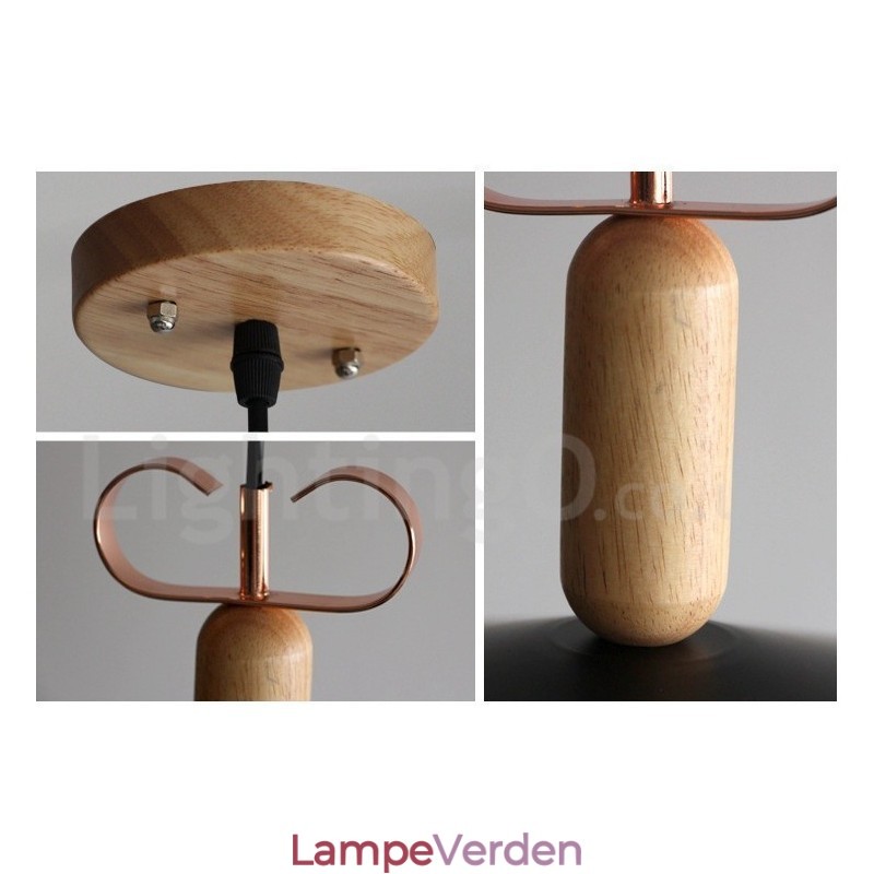 Moderne moderne flerfarvet pendel