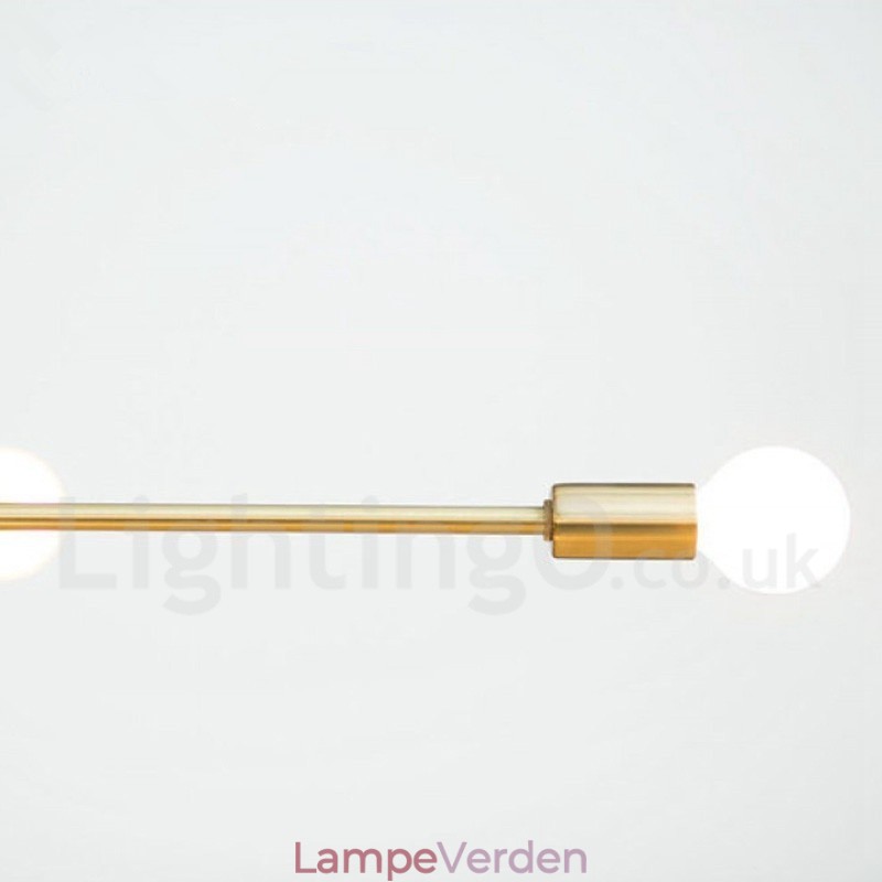 Moderne moderne kobber 5 lys lysekronelampe