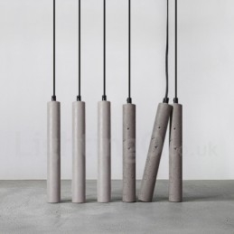 Modern Contemporary Concrte 1 Light Pendel