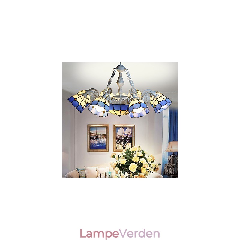 Middelhavet Landligt Sidder Kreativ 8 + 1 pandelamper og lanterner