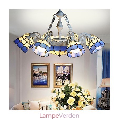 Middelhavet Landligt Sidder Kreativ 8 + 1 pandelamper og lanterner