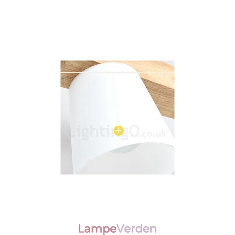 5 lys moderne moderne træ pendellampe