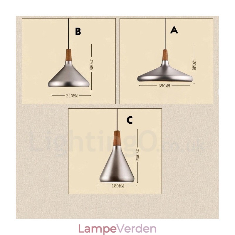 Modern Contemporary Metal 1 Light Pendel Light