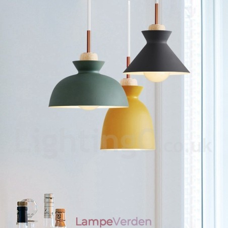 Moderne moderne metal pendel i flere farver Moderne moderne metal pendel i flere farver