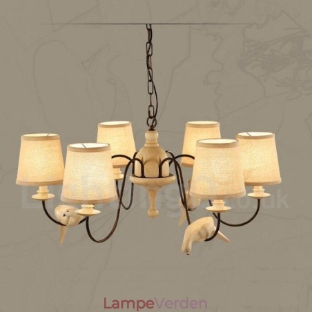 6 Light Rustic Lodge Vintage Pendel Light 6 Light Rustic Lodge Vintage Pendel Light