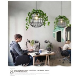 Country Vintage Globe Pendel Light