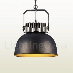 Sort Country Vintage Metal Pendel