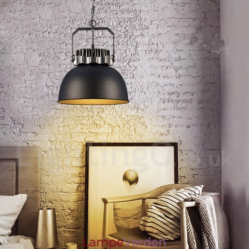 Sort Country Vintage Metal Pendel