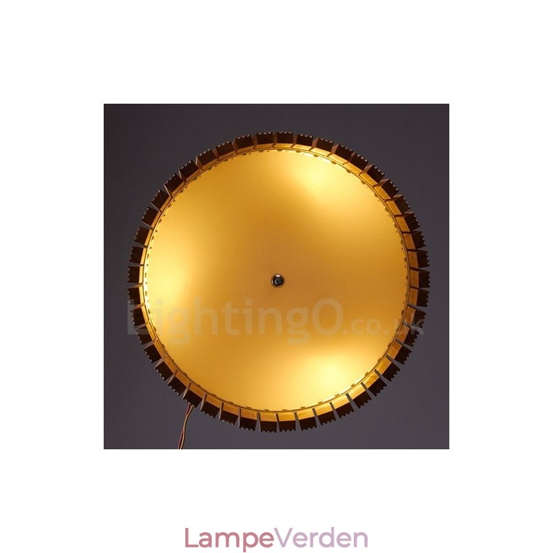 Moderne moderne trætromme pendellampe