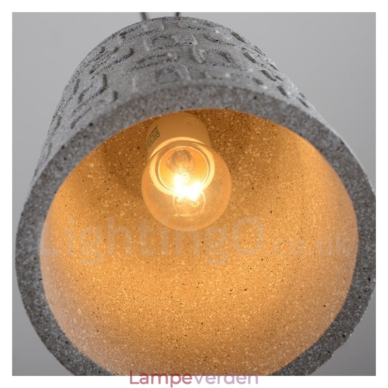 Retro Vintage Concrte 1 lys pendel