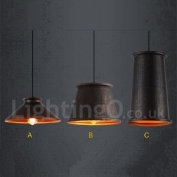Retro Vintage 1 Light Metal Pendel
