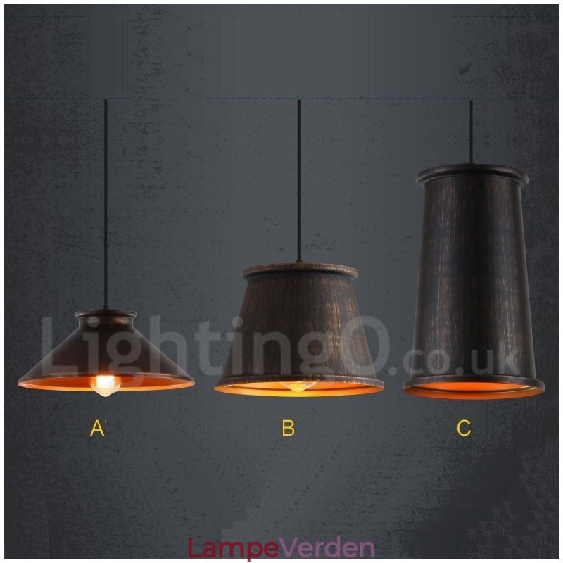 Retro Vintage 1 Light Metal Pendel