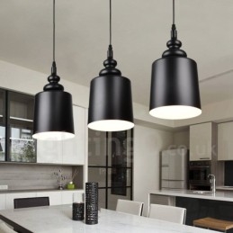 Sort Modern Contemporary 3 Light Pendel Light