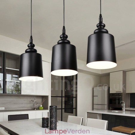 Sort Modern Contemporary 3 Light Pendel Light Sort Modern Contemporary 3 Light Pendel Light