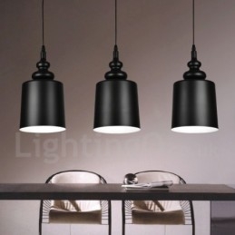 Sort Modern Contemporary 3 Light Pendel Light