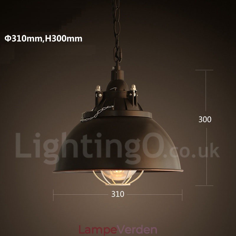 Retro Vintage Metal 1 Light Pendel Light