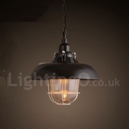 Retro Vintage Metal 1 Light Pendel Light