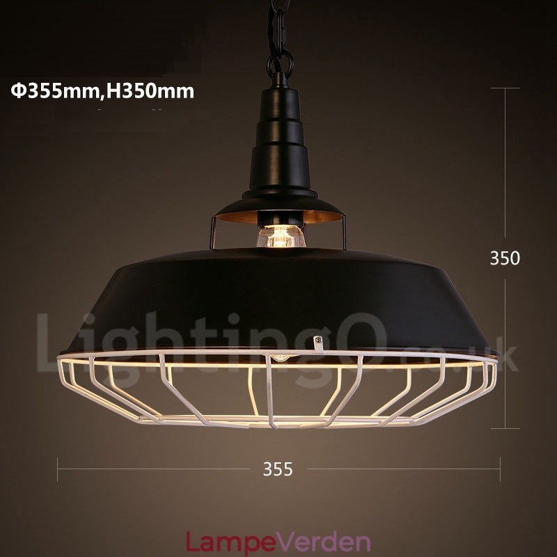 Retro Vintage Metal 1 Light Pendel Light