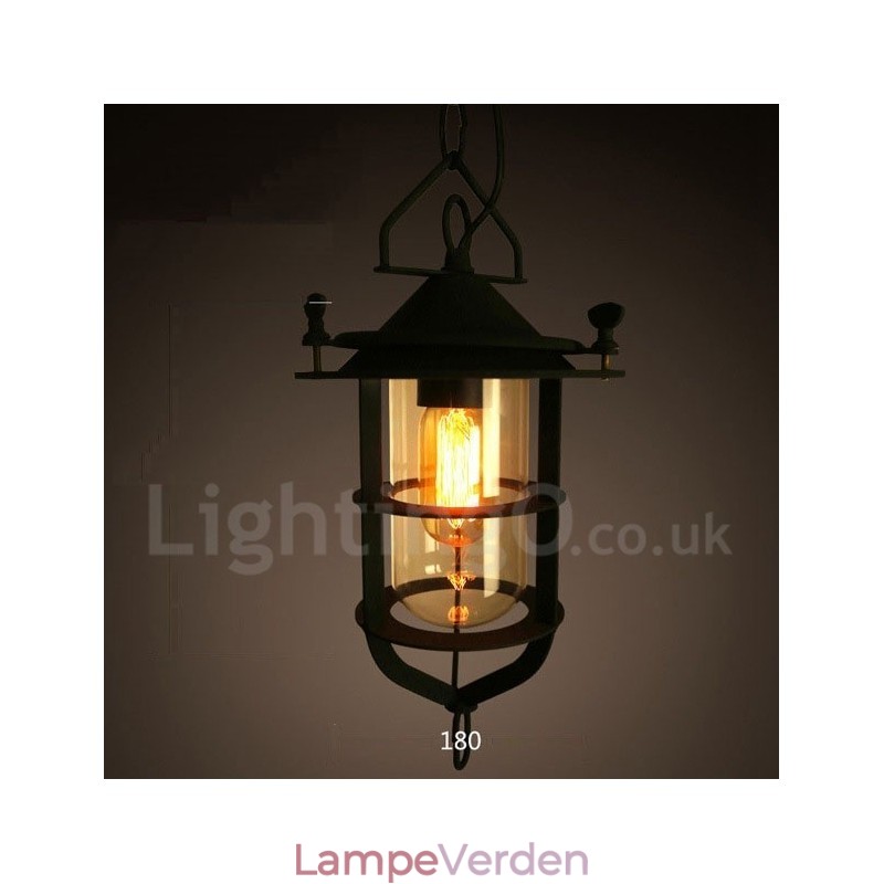 Retro Vintage Metal 1 Light Pendel Light