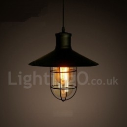 Retro Vintage Metal 1 Light Pendel Light