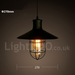 Retro Vintage Metal 1 Light Pendel Light