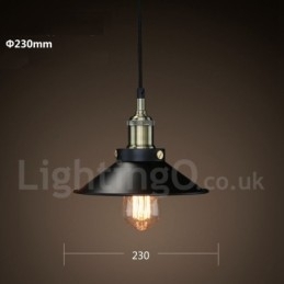 Retro Vintage Metal 1 Light Pendel Light