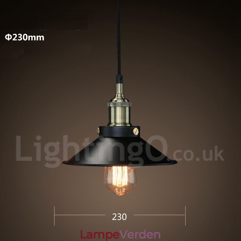 Retro Vintage Metal 1 Light Pendel Light