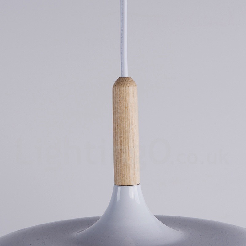 Moderne moderne træ metal pendel