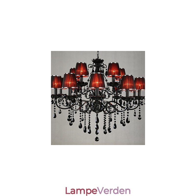 Lysekrone Crystal Modern Contemporary Crystal 15 Lyserød