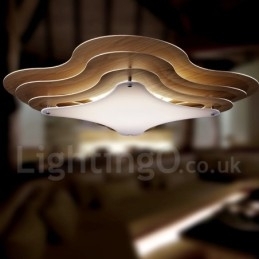 Træ Flush Mount Light