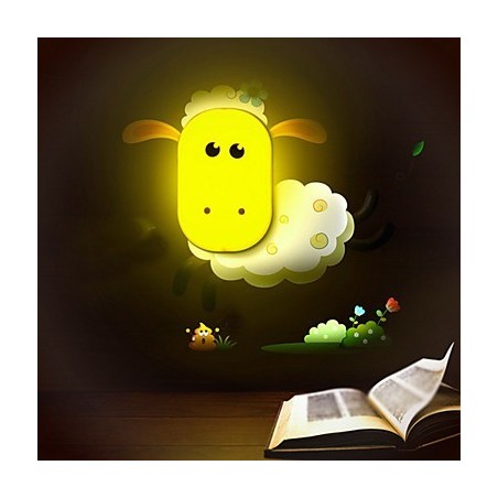 Creative Spirit Intelligent Light Control Small Night Light Børn Væglampe Lights Creative Spirit Intelligent Light Control Small Night Light Børn Væglampe Lights
