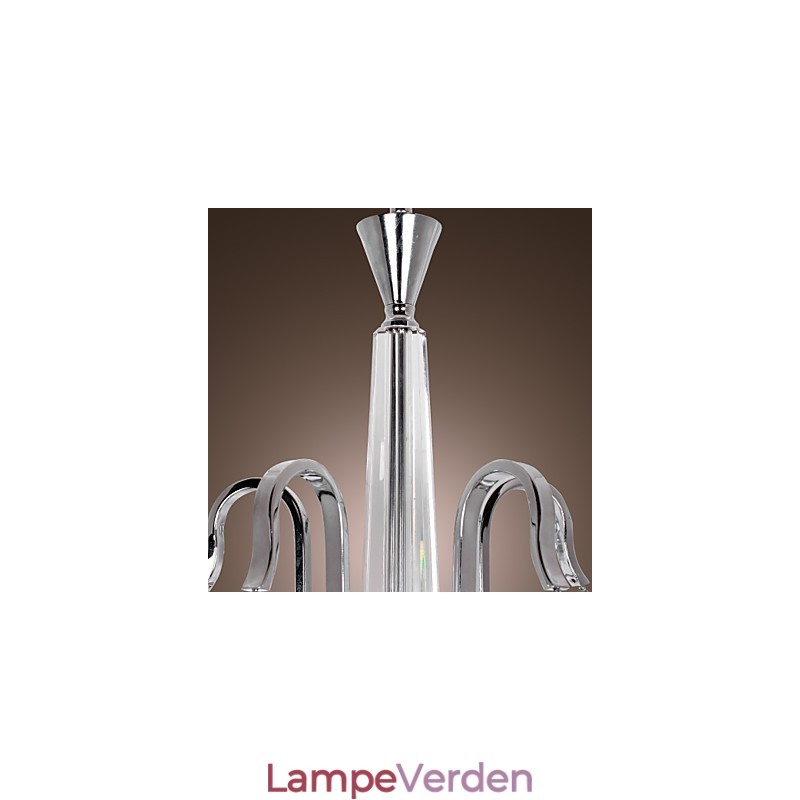 Moderne moderne krystal galvaniseret lysekrone