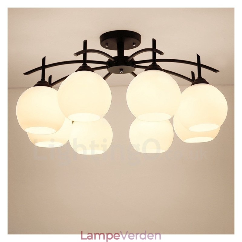 8 lys traditionel klassisk integreret lysekrone