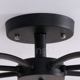 8 lys traditionel klassisk integreret lysekrone