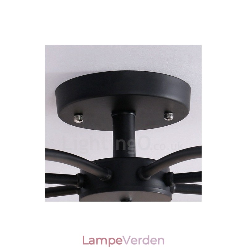 8 lys traditionel klassisk integreret lysekrone