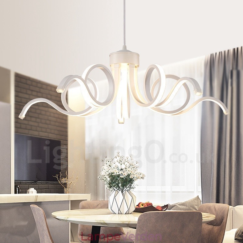 Moderne moderne integreret lysekrone