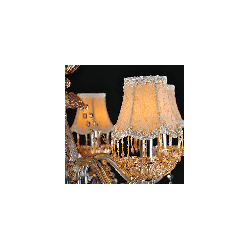 Lysekrone Krystal Traditionel Klassisk Glas 6 Lys