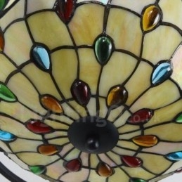 9 lys integreret lysekrone i middelhavsstil