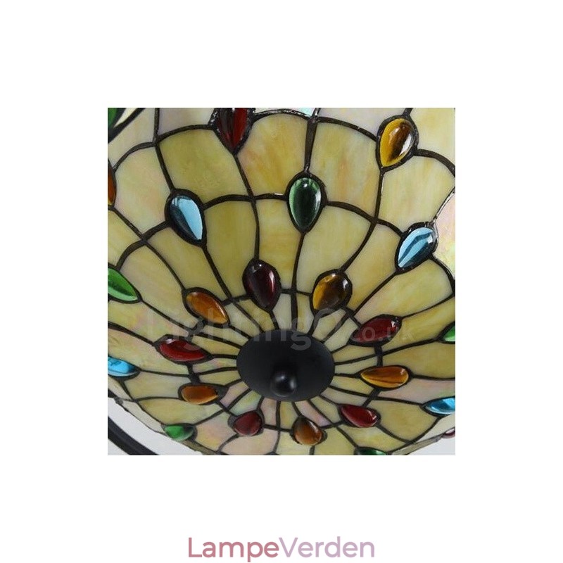 9 lys integreret lysekrone i middelhavsstil