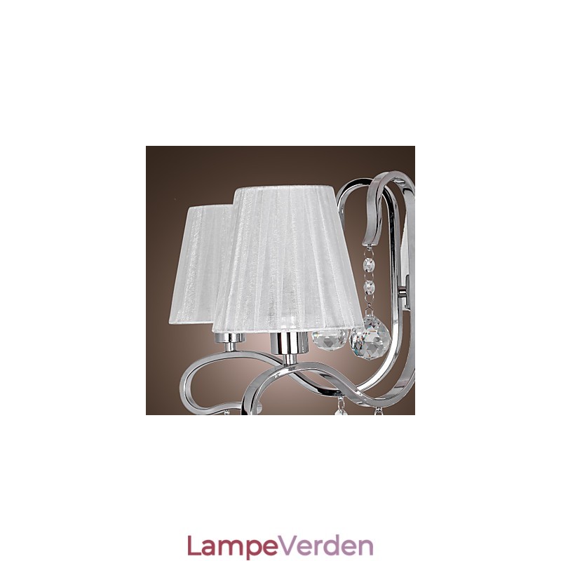 Moderne moderne krystal galvaniseret lysekrone