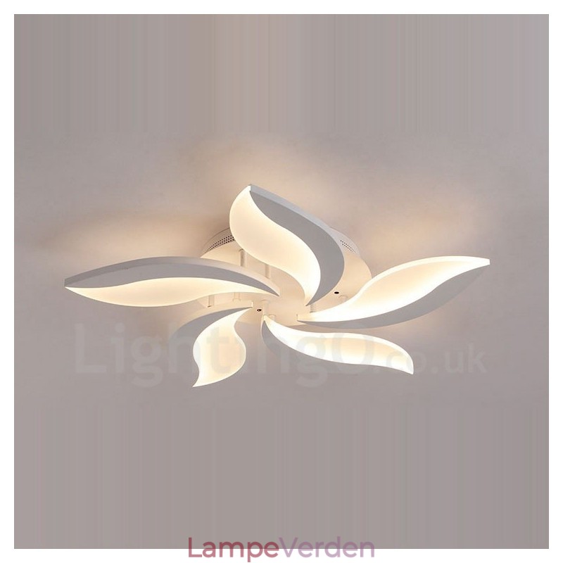 5 lys moderne moderne integreret lysekrone