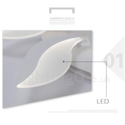 5 lys moderne moderne integreret lysekrone